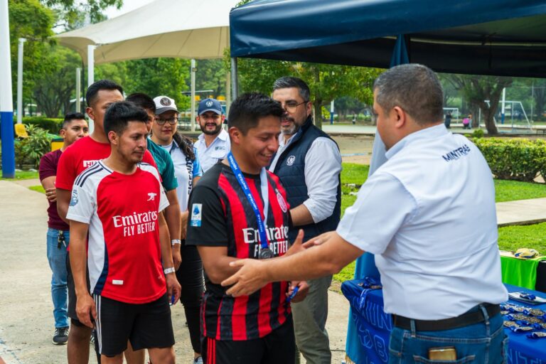 Mintrab realiza con éxito cuadrangular de futbol